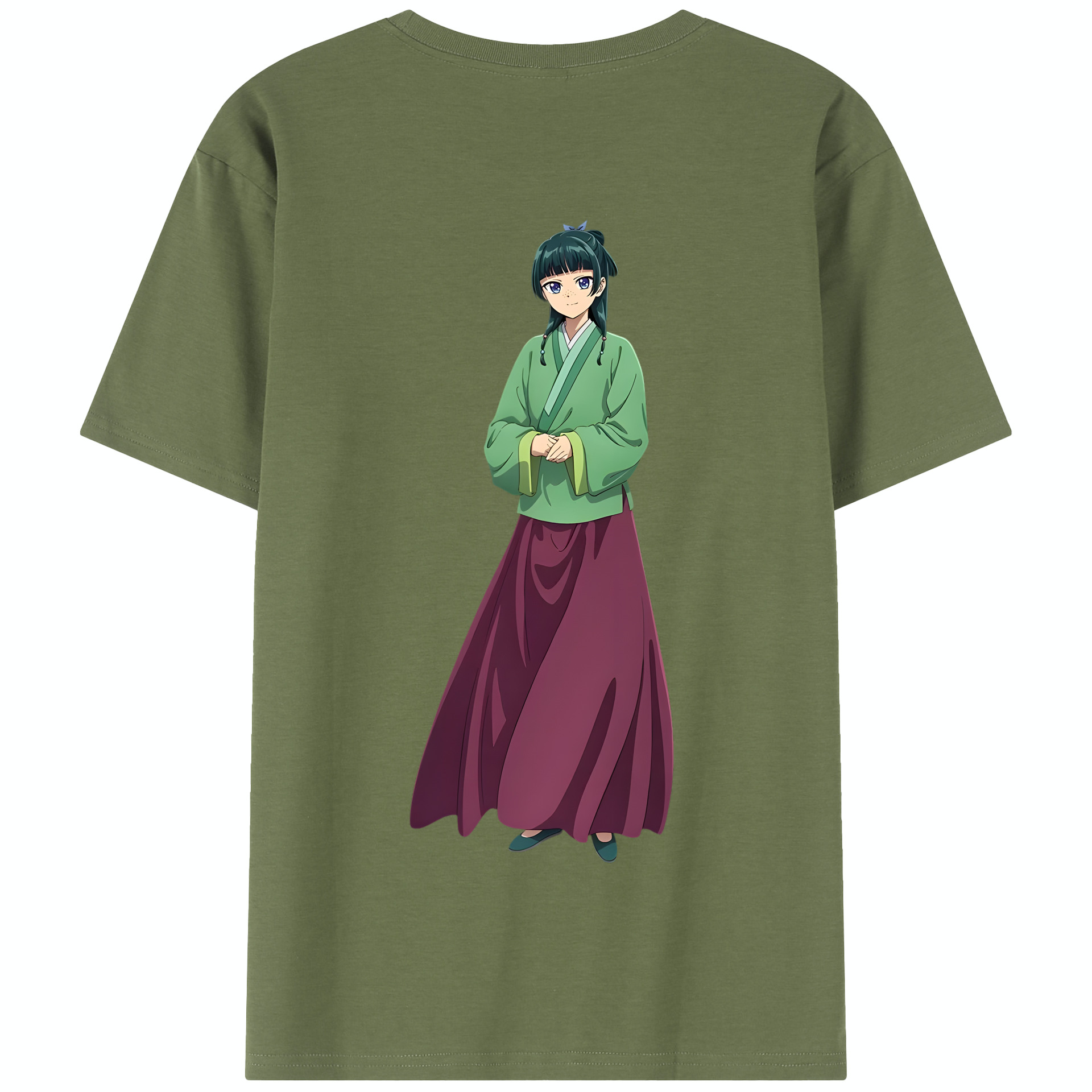（画像用） 薬屋のひとりごと The Apothecary Diaries 綿100％半袖Tシャツ（背面プリント）